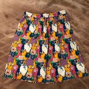 Custom Adventure Time Skirt. Size: Small